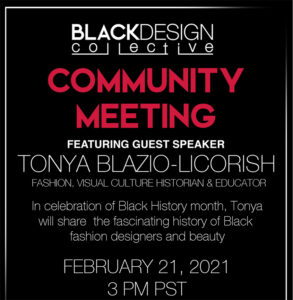 Black Design Collective Community Meeting.