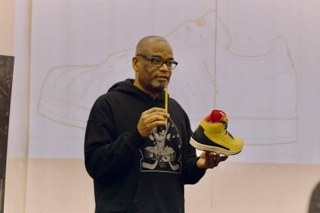 BDC_Edward_Sneaker D'Wayne Edwards’ fingerprints are all over the sneaker industry and, correspondingly, the NBA Finals. Courtesy of PLC Detroit