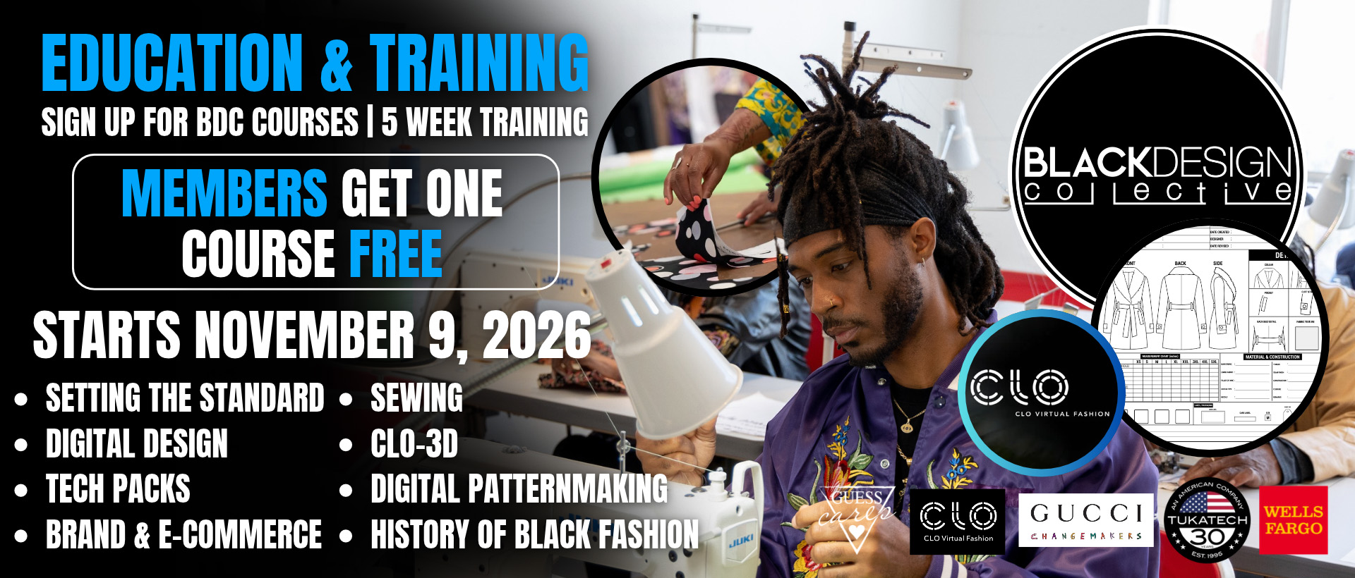 Education & Training sign up for BDC courses 5 weeks training